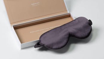 The Weighted Silk Eye Mask