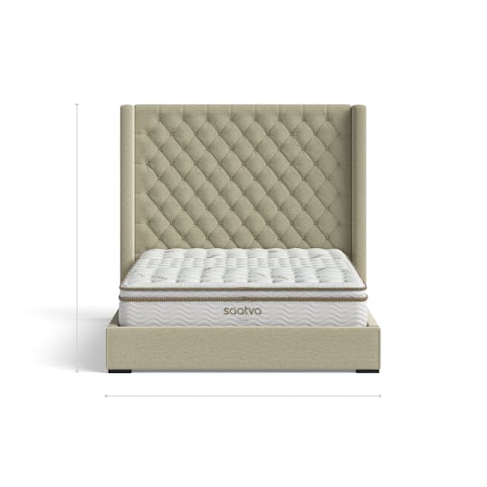 Amalfi Storage Bed front dimensions