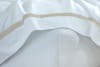 Banded Percale Sheet Set detail corner