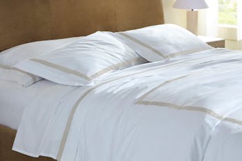 Banded Percale Sheet Set