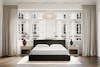 Bari Leather Storage Bed lifestyle