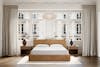 Bari Leather Storage Bed lifestyle
