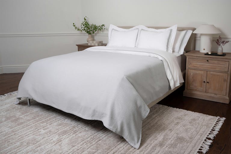 Diamond Knit Blanket room angle
