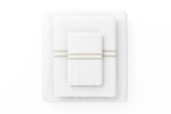 The Embroidered Sateen Sheet Set