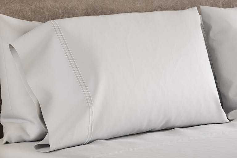 Embroidered Sateen Pillowcase Pair lifestyle
