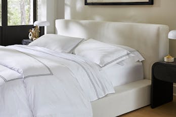 The Embroidered Sateen Duvet Cover Set