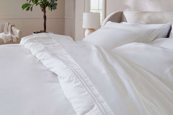 The Embroidered Sateen Duvet Cover Set