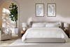 Embroidered Sateen Duvet Cover Set lifestyle