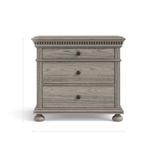 Hyde Nightstand Dimensions dimensions/front