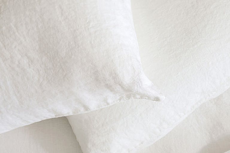 Linen Pillowcase Pair lifestyle detail