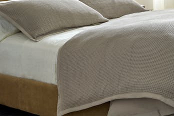 The Waffle Knit Duvet Cover Set