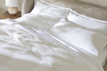 The Waffle Knit Duvet Cover Set